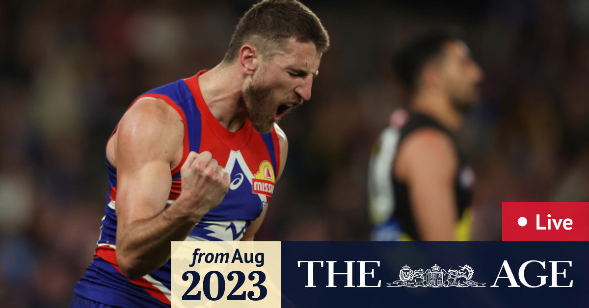 AFL 2023 round 21 LIVE updates Western Bulldogs v Richmond Tigers results, scores, fixtures